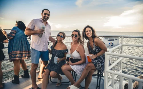 St. Pete Sunset Boat Cruise with Friends