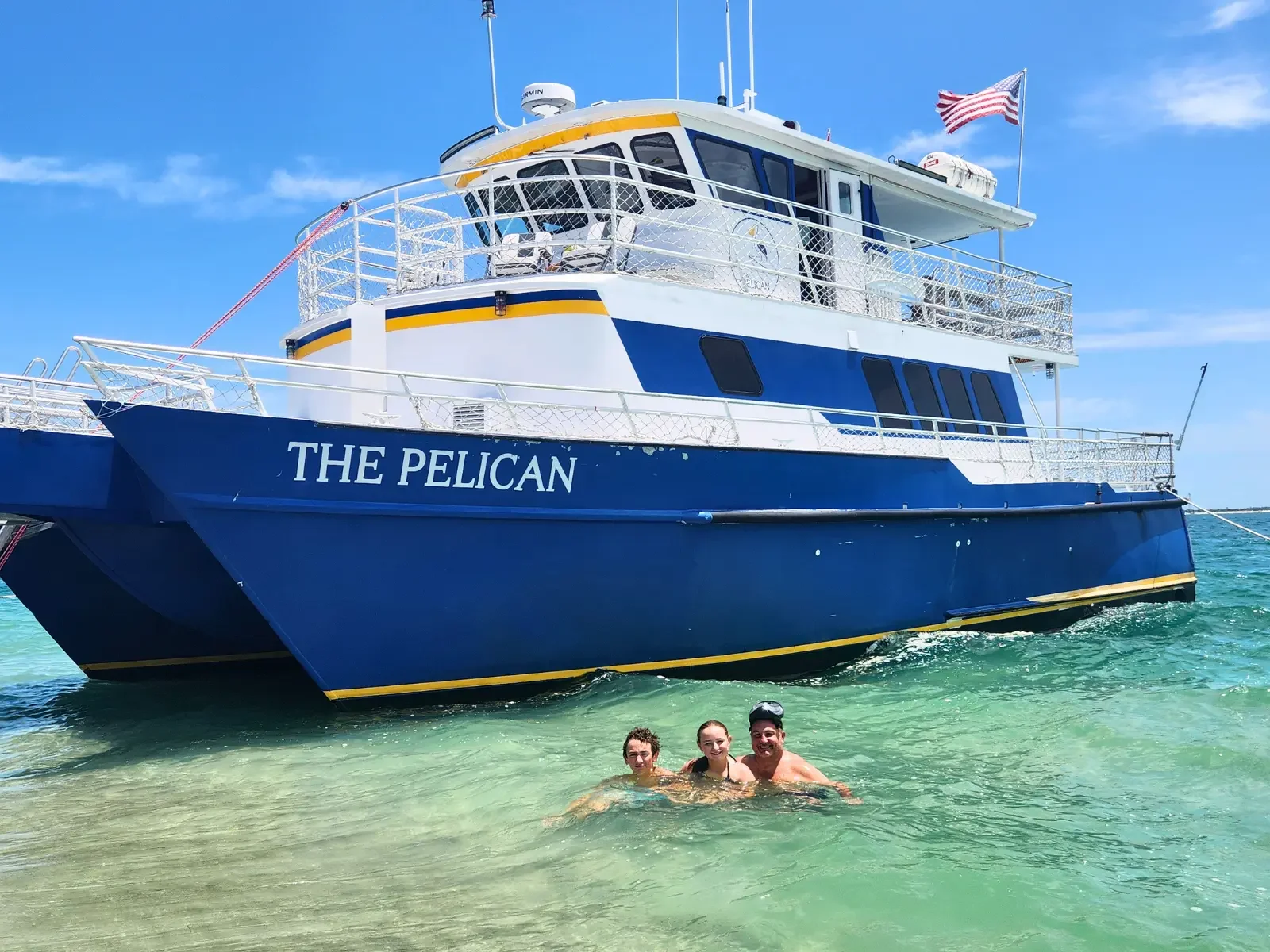 Swimming at Egmont Key