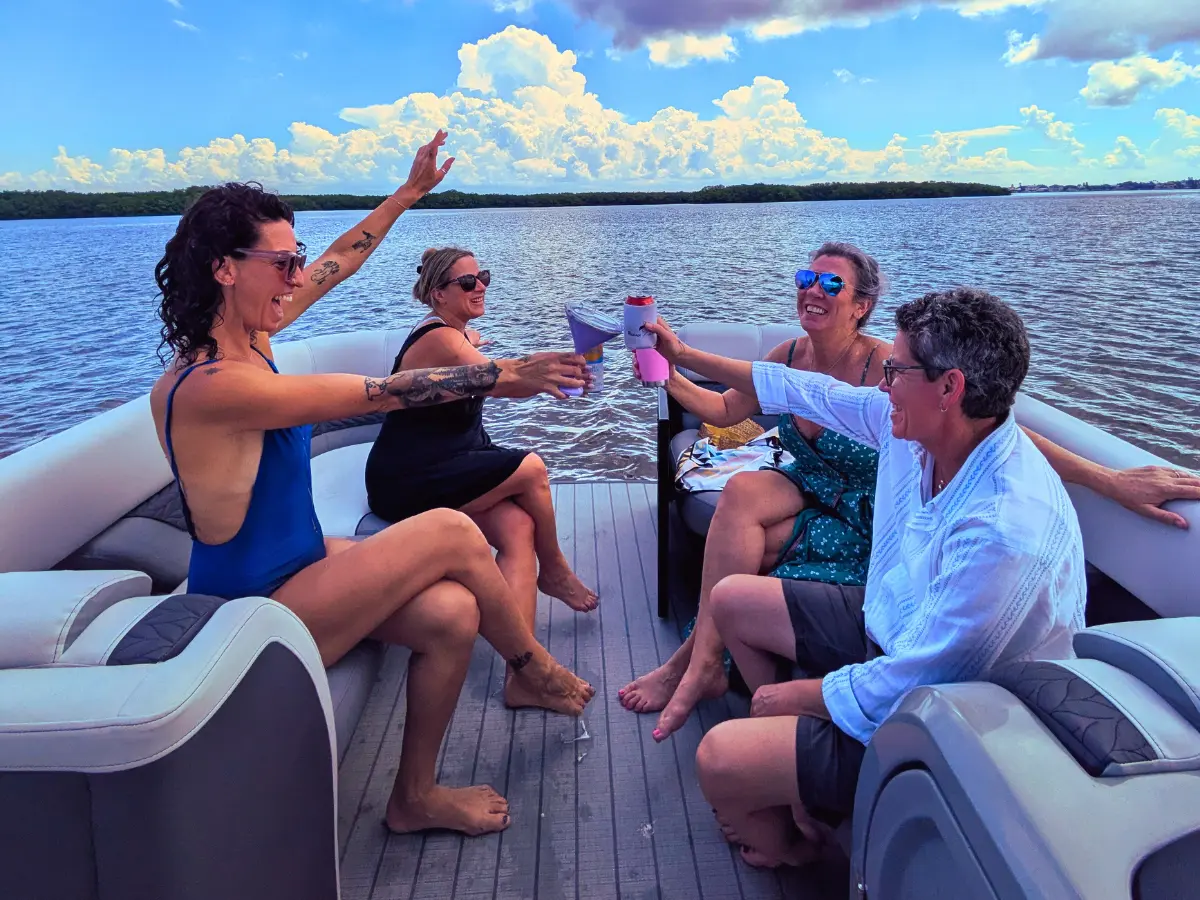 Holiday & Special Event Pontoon Boat Tours in St Pete Florida